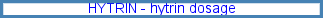 Hytrin vs flomax